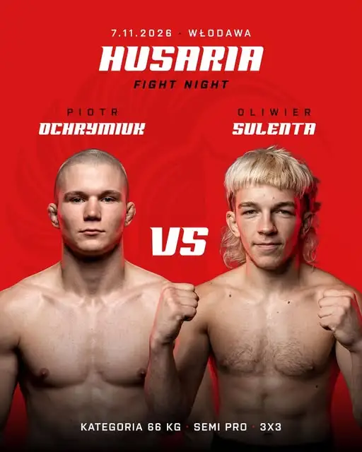 Włodawa Fight Night: Ochrymiuk vs. Sulenta w kategorii 66 kg
