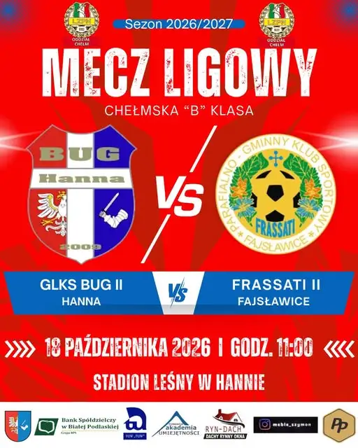 Rezerwy Bugu Hanna kończą domowe granie w rundzie jesiennej meczem z Frassati Fajsławice II