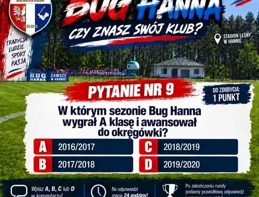 Quiz o historii Bugu Hanna – pytanie nr 9 i szansa na punkty
