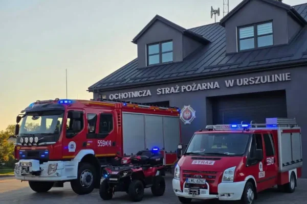 OSP Urszulin nagrała film edukacyjny „Bezpieczeństwo na co dzień”